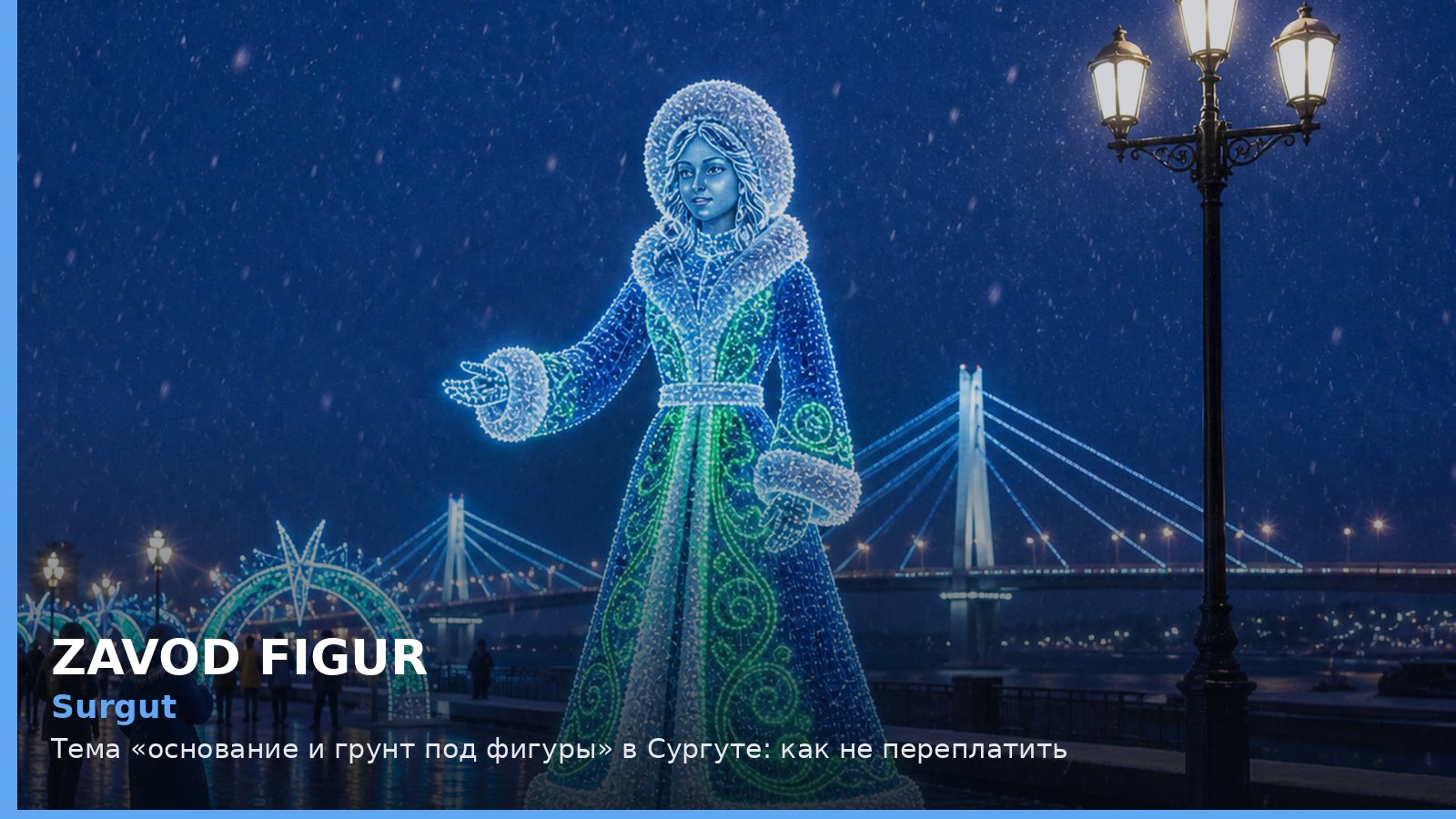 Сургут: основание и грунт под фигуры