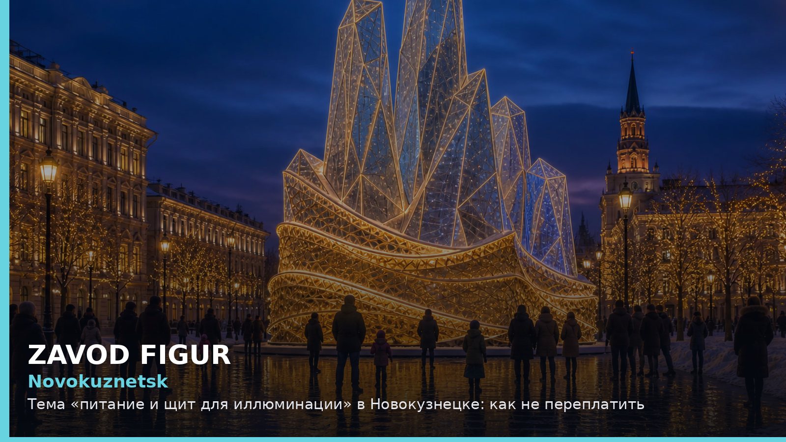 Новокузнецк: питание и щит для иллюминации