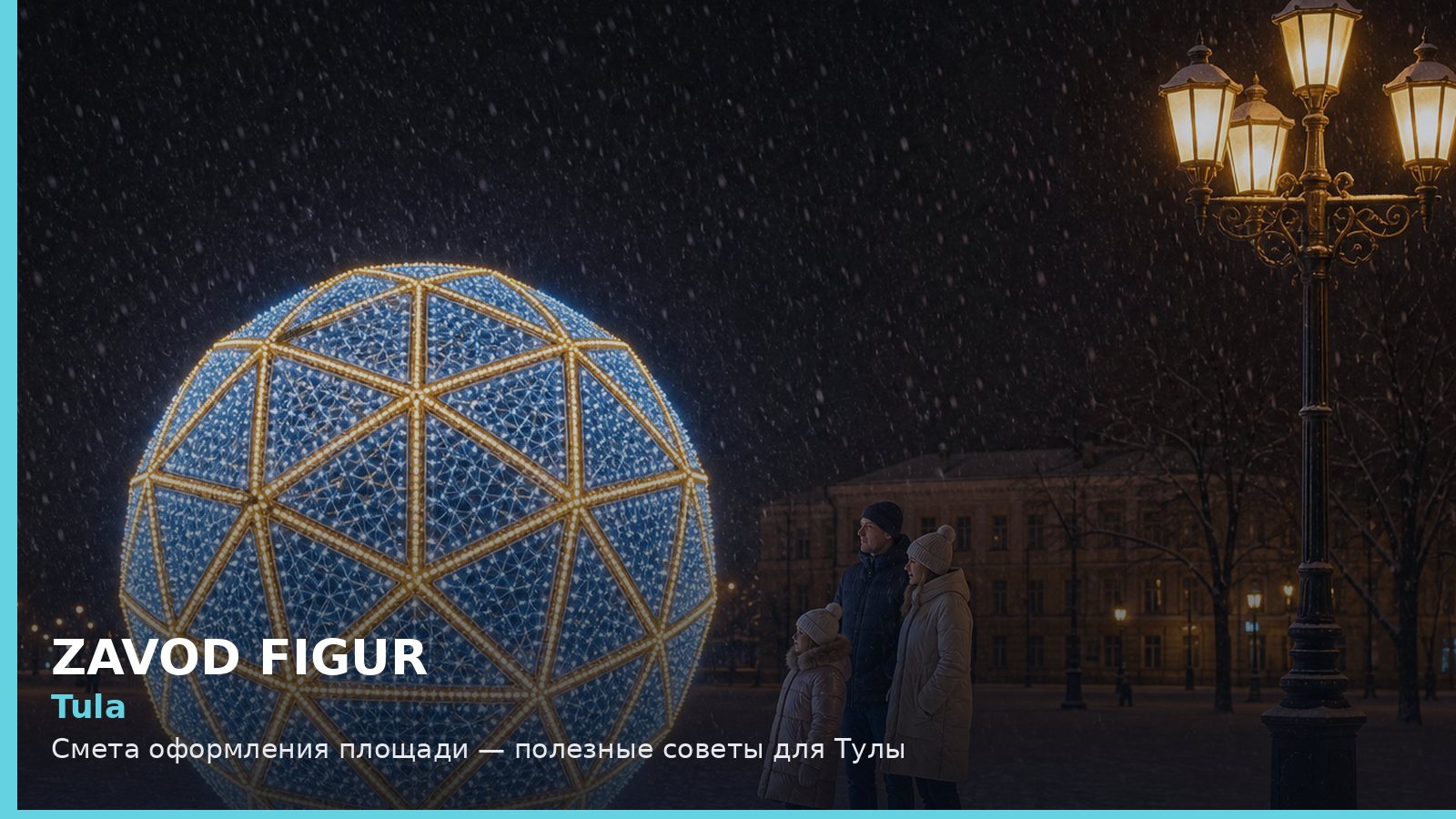 Тула: смета оформления площади
