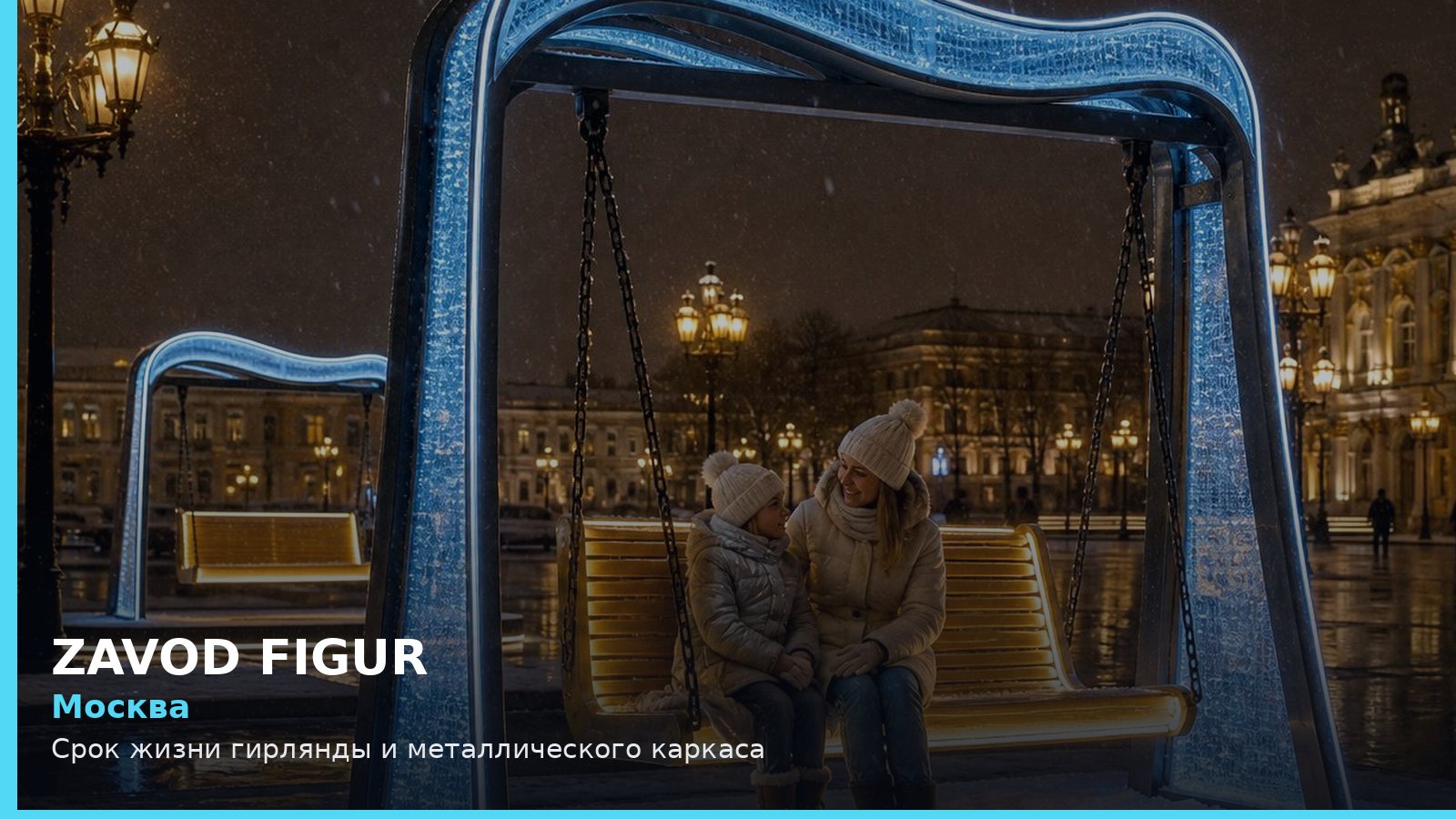 Москва: Срок жизни гирлянды и металлического каркаса