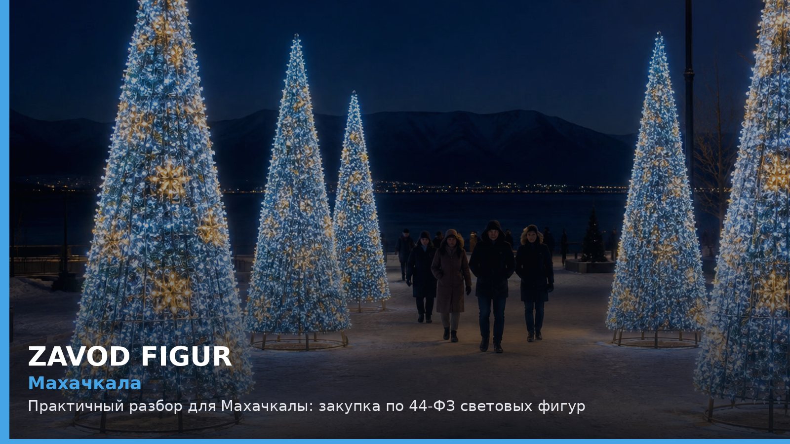 Махачкала: закупка по 44-ФЗ световых фигур