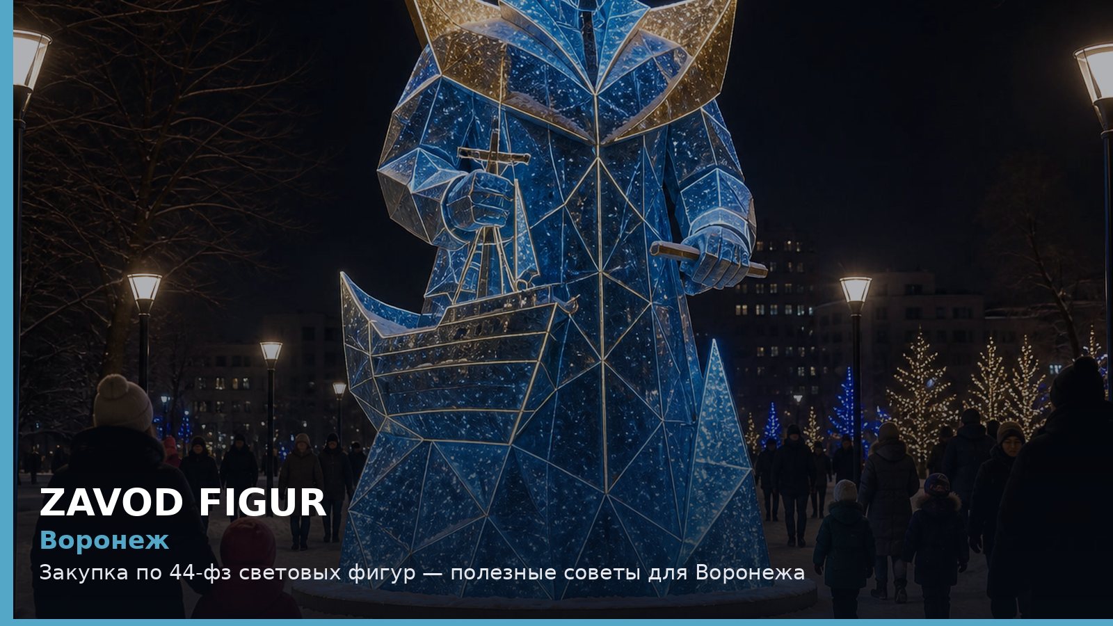 Воронеж: закупка по 44-ФЗ световых фигур