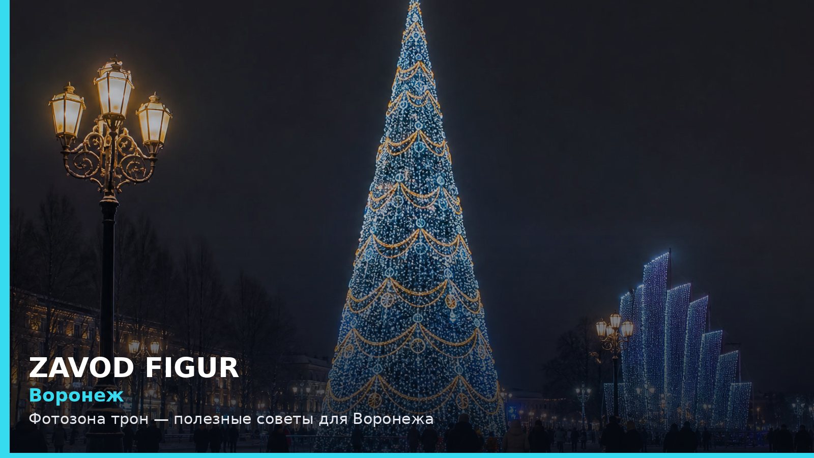 Воронеж: фотозона трон