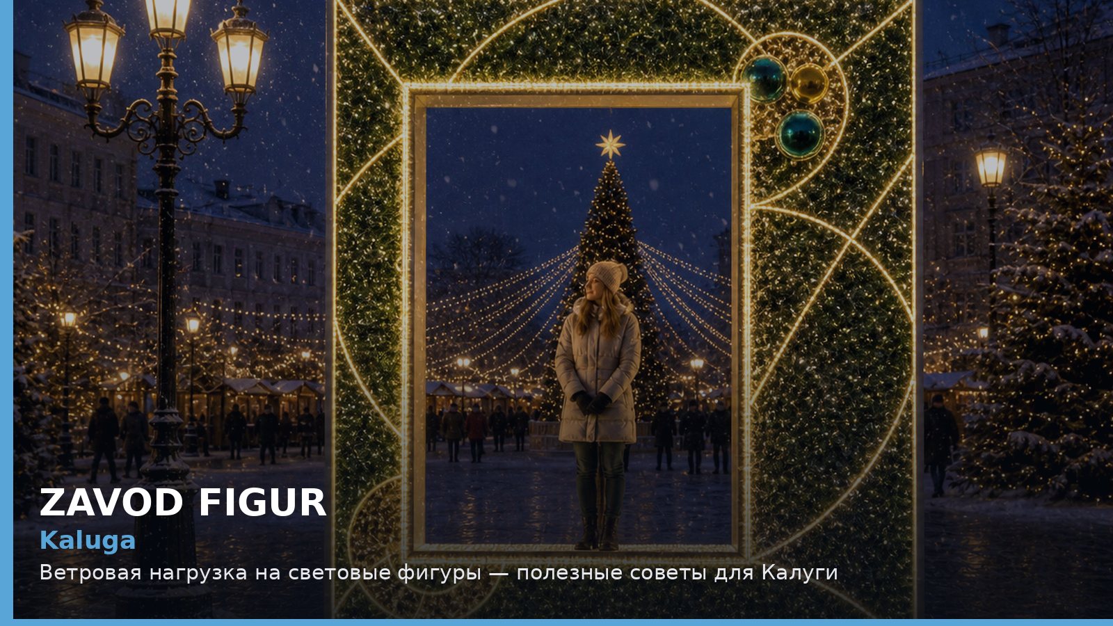 Калуга: ветровая нагрузка на световые фигуры
