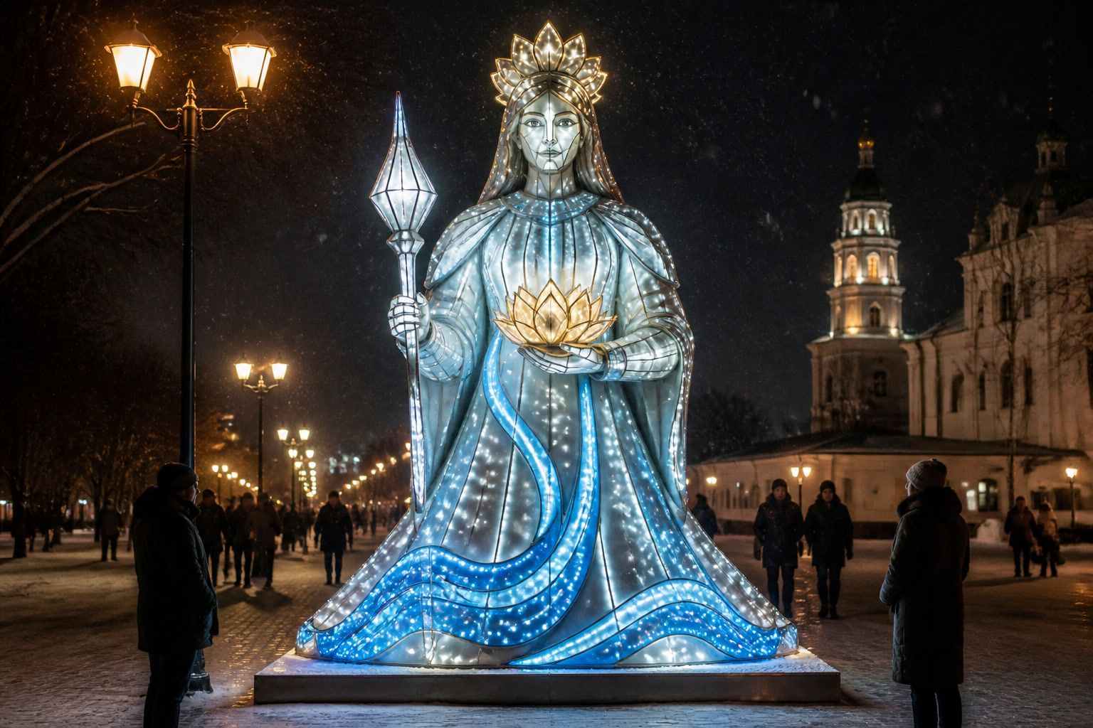 Концепция новогоднего оформления Астрахани: Страж Астрахань.