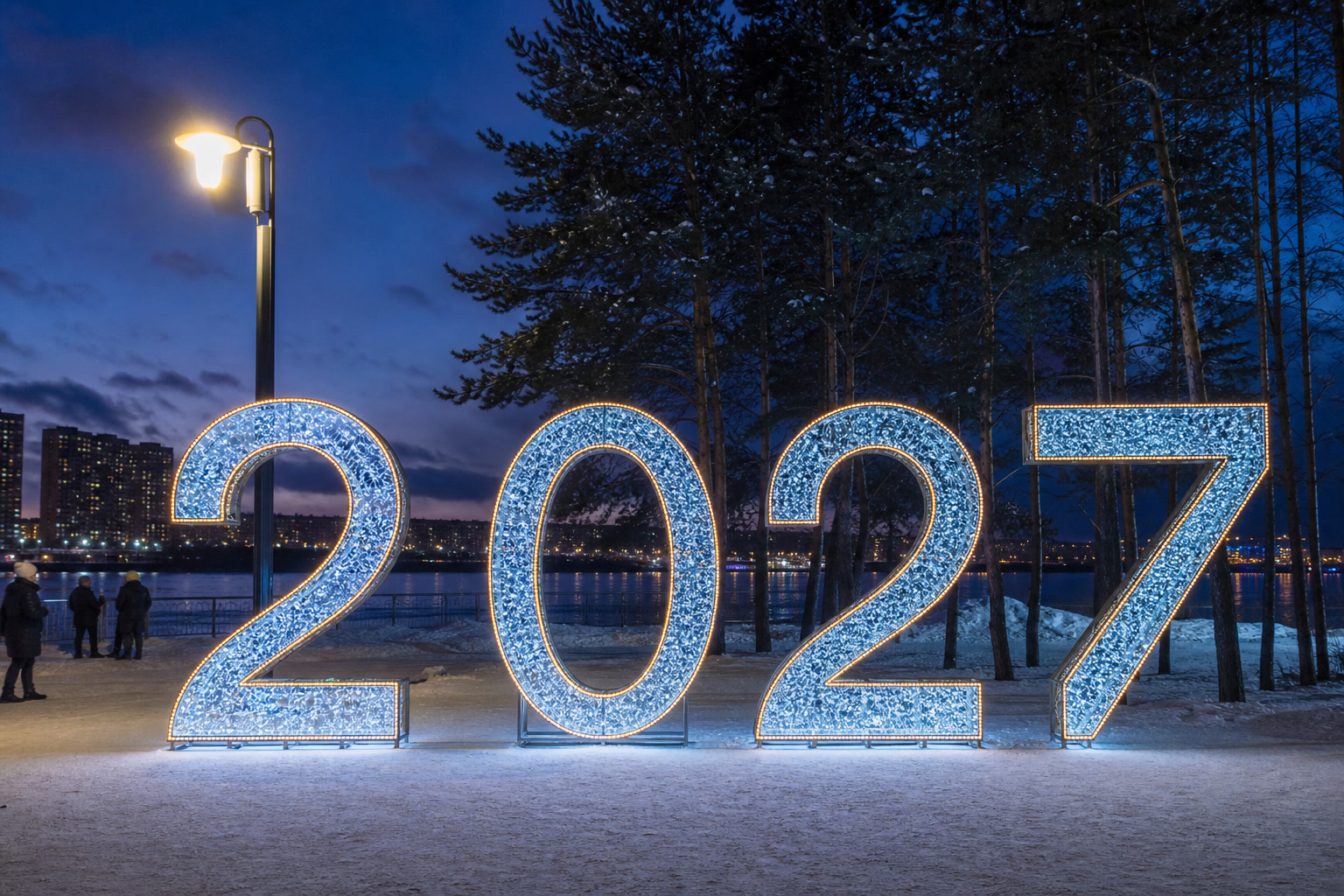 Концепция новогоднего оформления Балашихи: 2027 Балашиха.