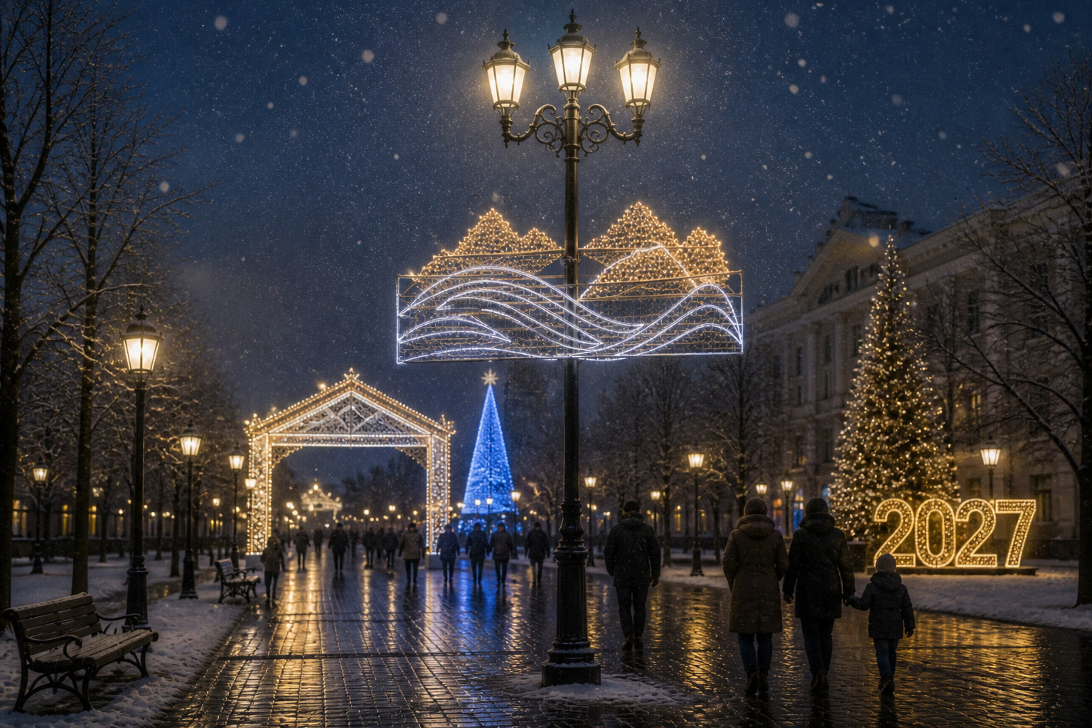 Концепция новогоднего оформления Белгорода: Консоль Белгород.
