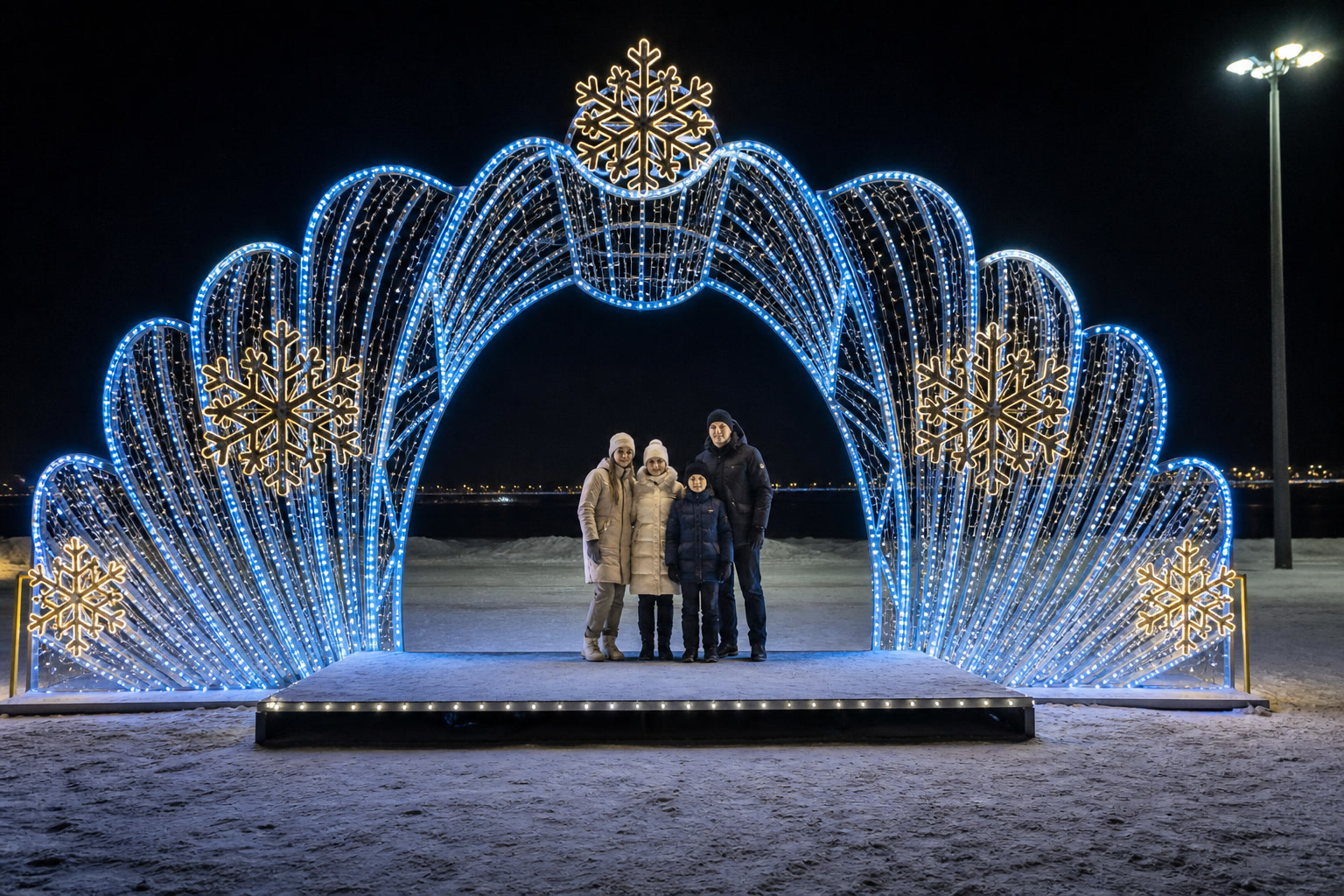 Концепция новогоднего оформления Челябинска: Фотозона Челябинск.
