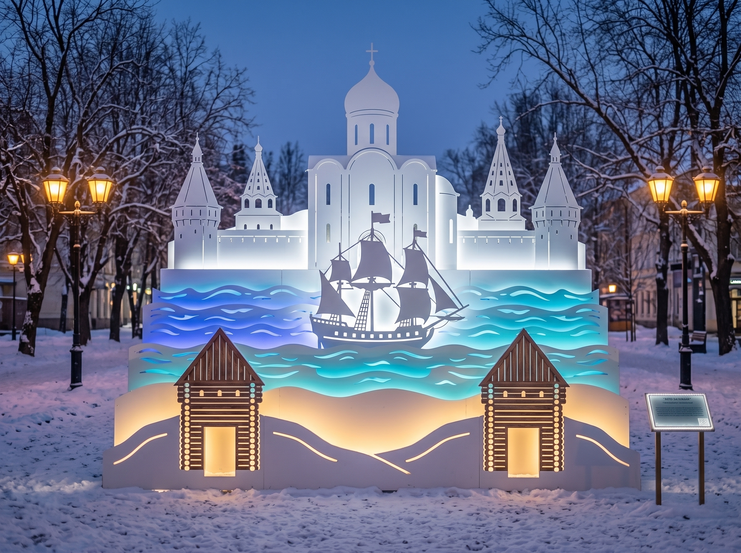 Силуэт «Переславль». Эскиз 3D
