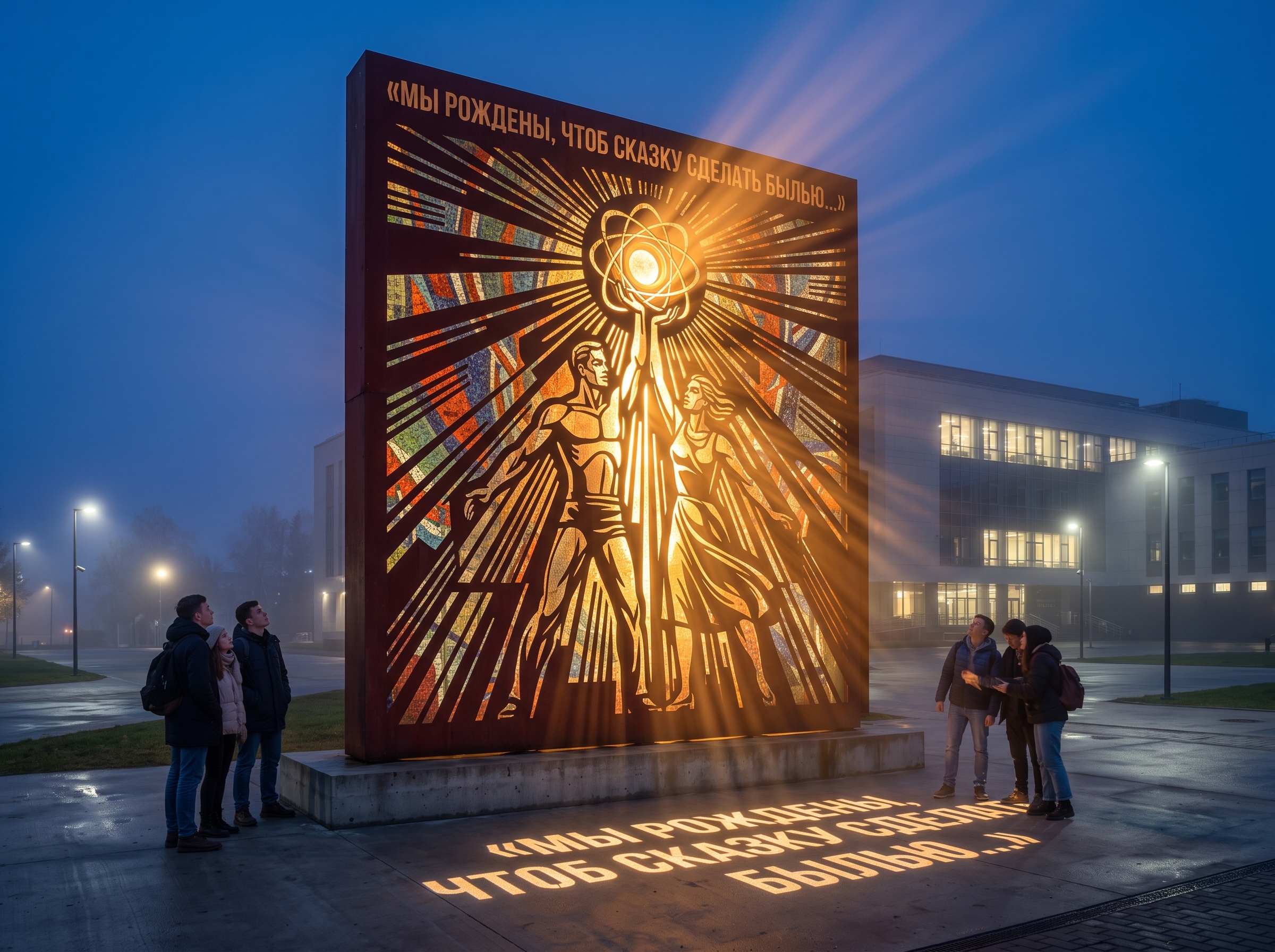 Панно «Атом»