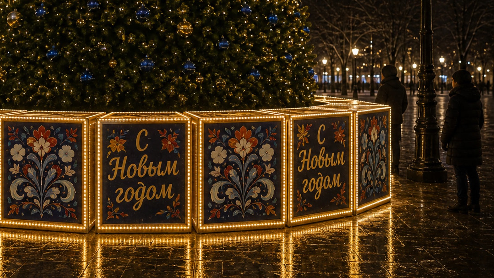 Гости снаружи кольца