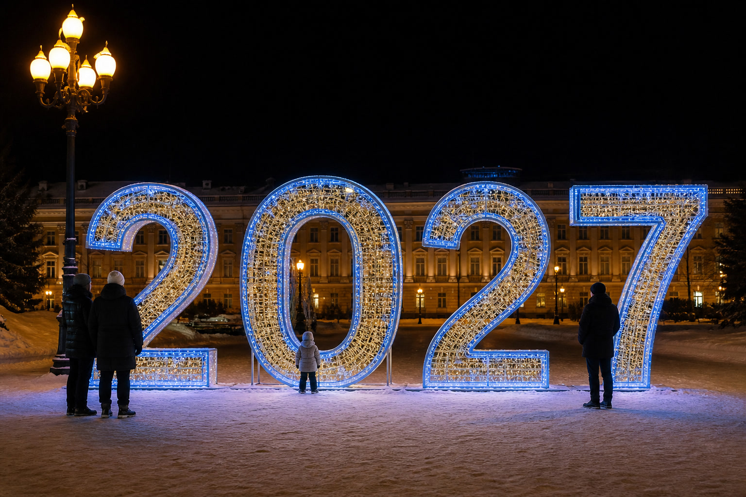 Концепция новогоднего оформления Калининграда: 2027 Калининград.