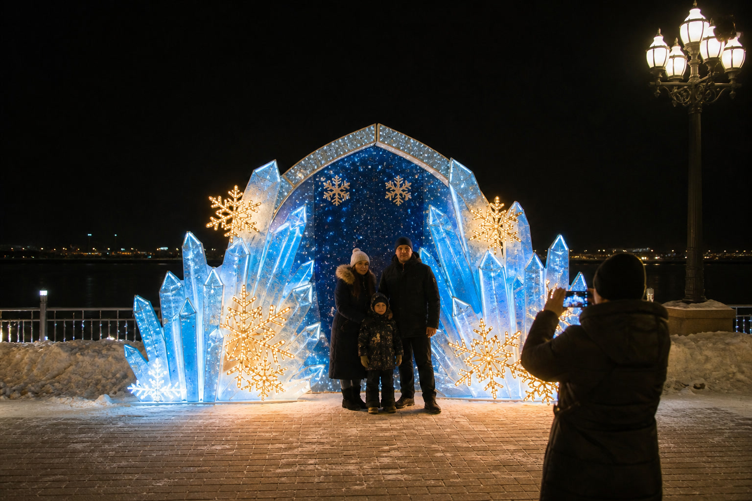 Концепция новогоднего оформления Хабаровска: Фотозона Хабаровск.