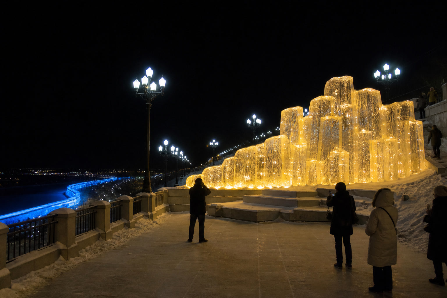 Концепция новогоднего оформления Хабаровска: Амур Хабаровск.