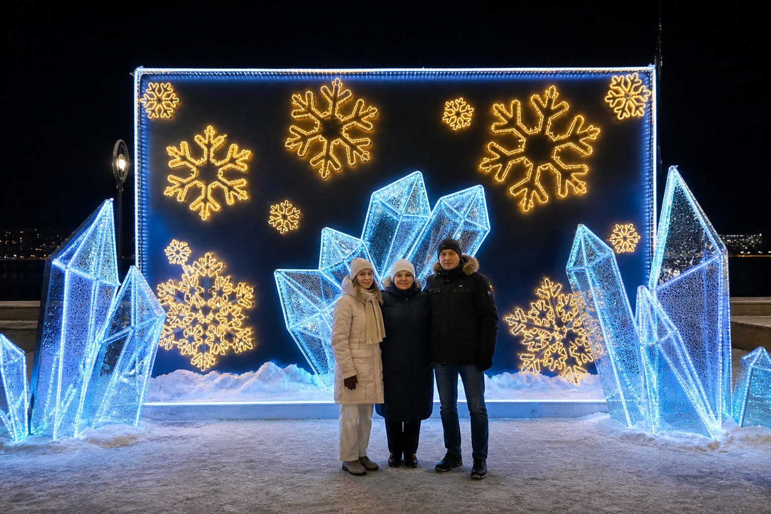 Концепция новогоднего оформления Красноярска: Фотозона Красноярск.