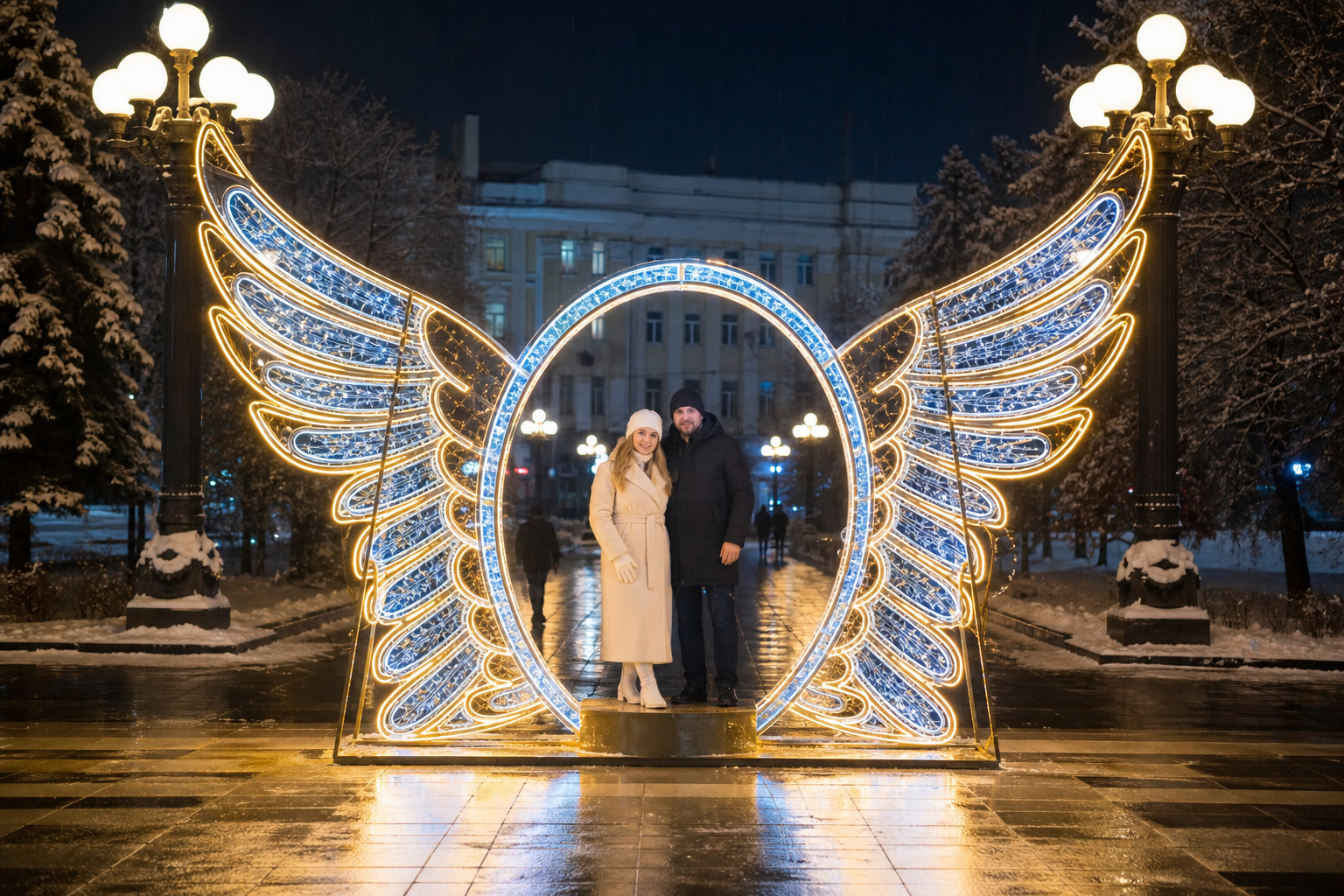 Концепция новогоднего оформления Курска: Окно Курск.