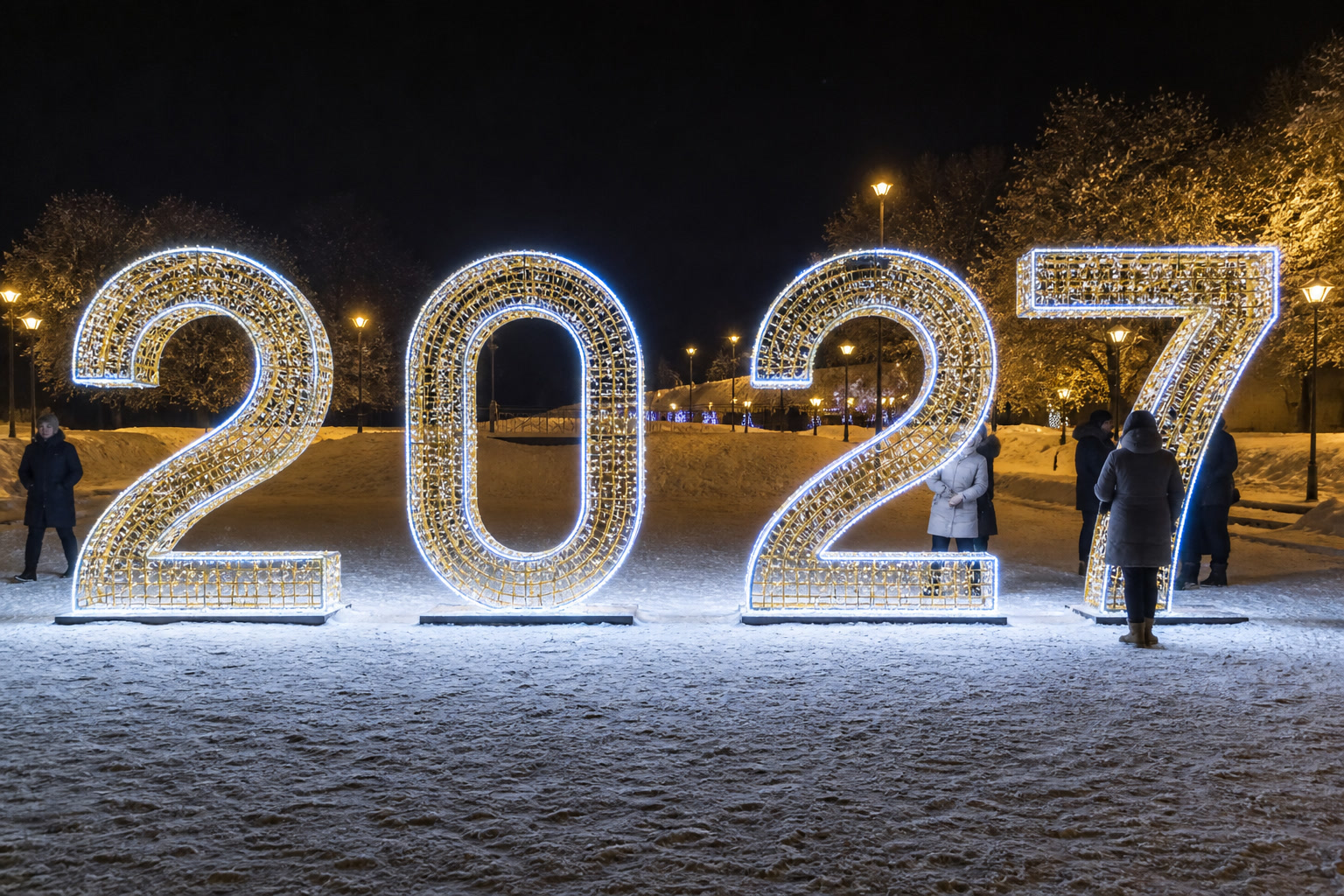 Концепция новогоднего оформления Курска: 2027 Курск.