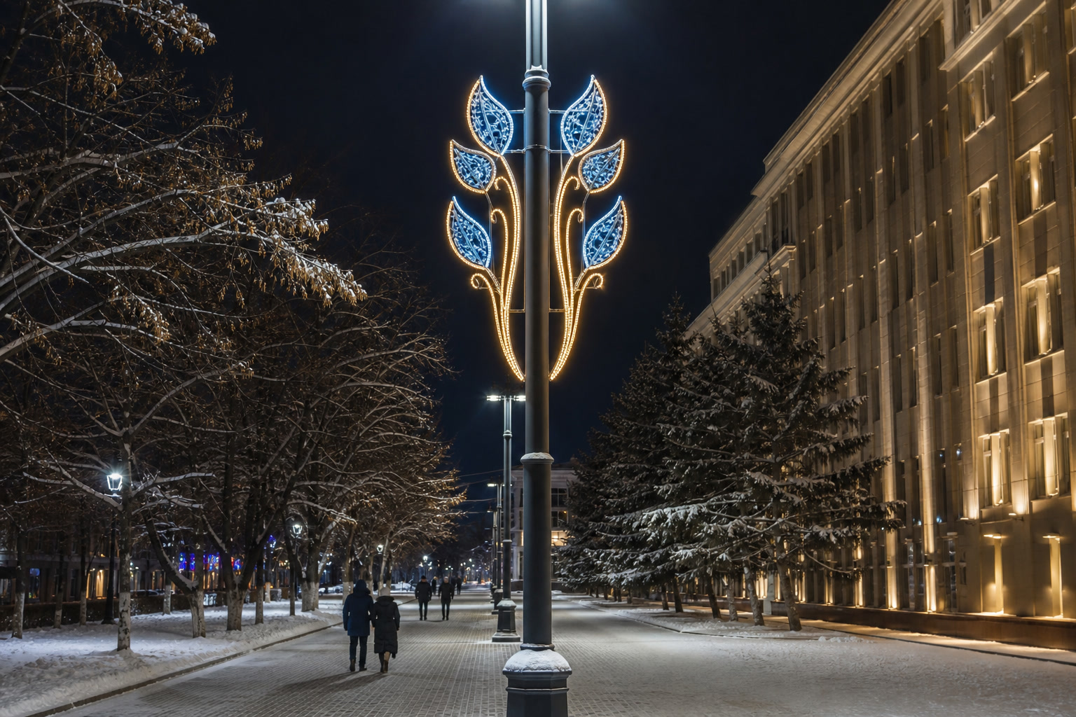 Концепция новогоднего оформления Липецка: Консоль Липецк.