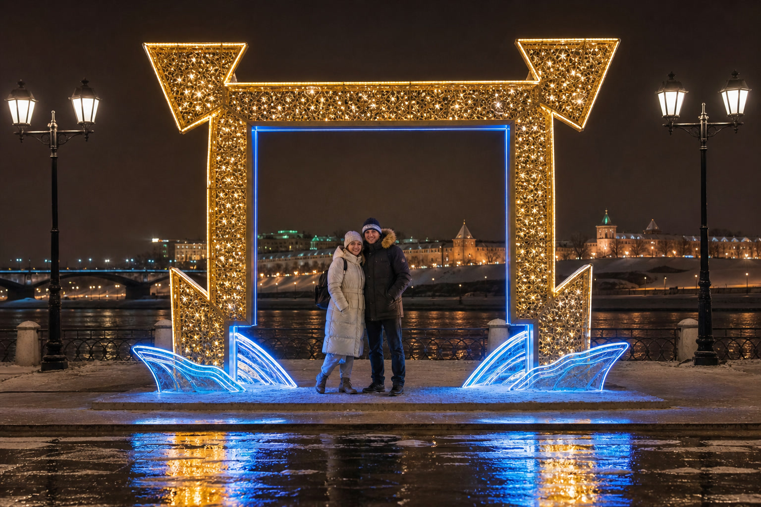 Концепция новогоднего оформления Нижнего Новгорода: Окно Нижний.