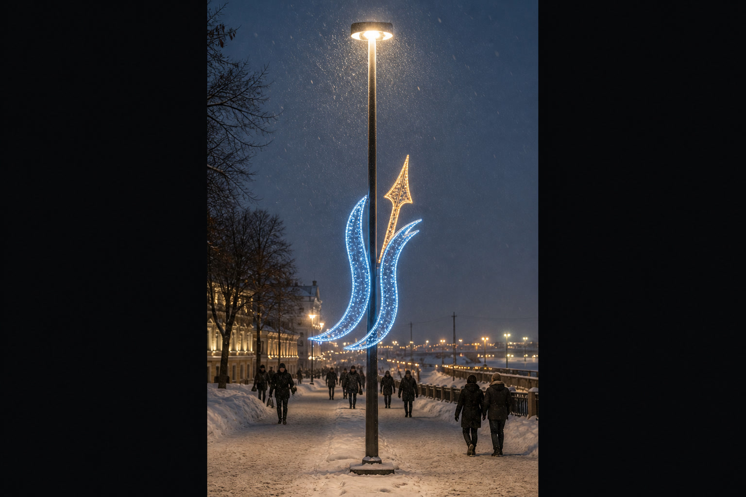 Концепция новогоднего оформления Нижнего Новгорода: Консоль Нижний.