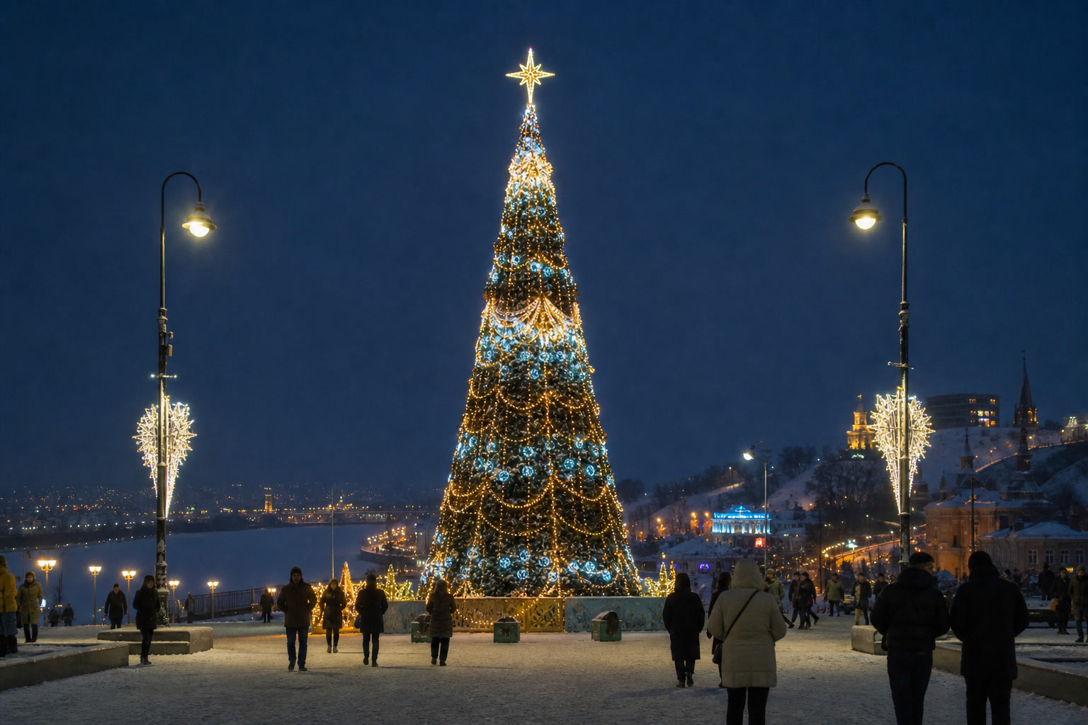 Концепция новогоднего оформления Нижнего Новгорода: ЕлкаПарк Нижний.