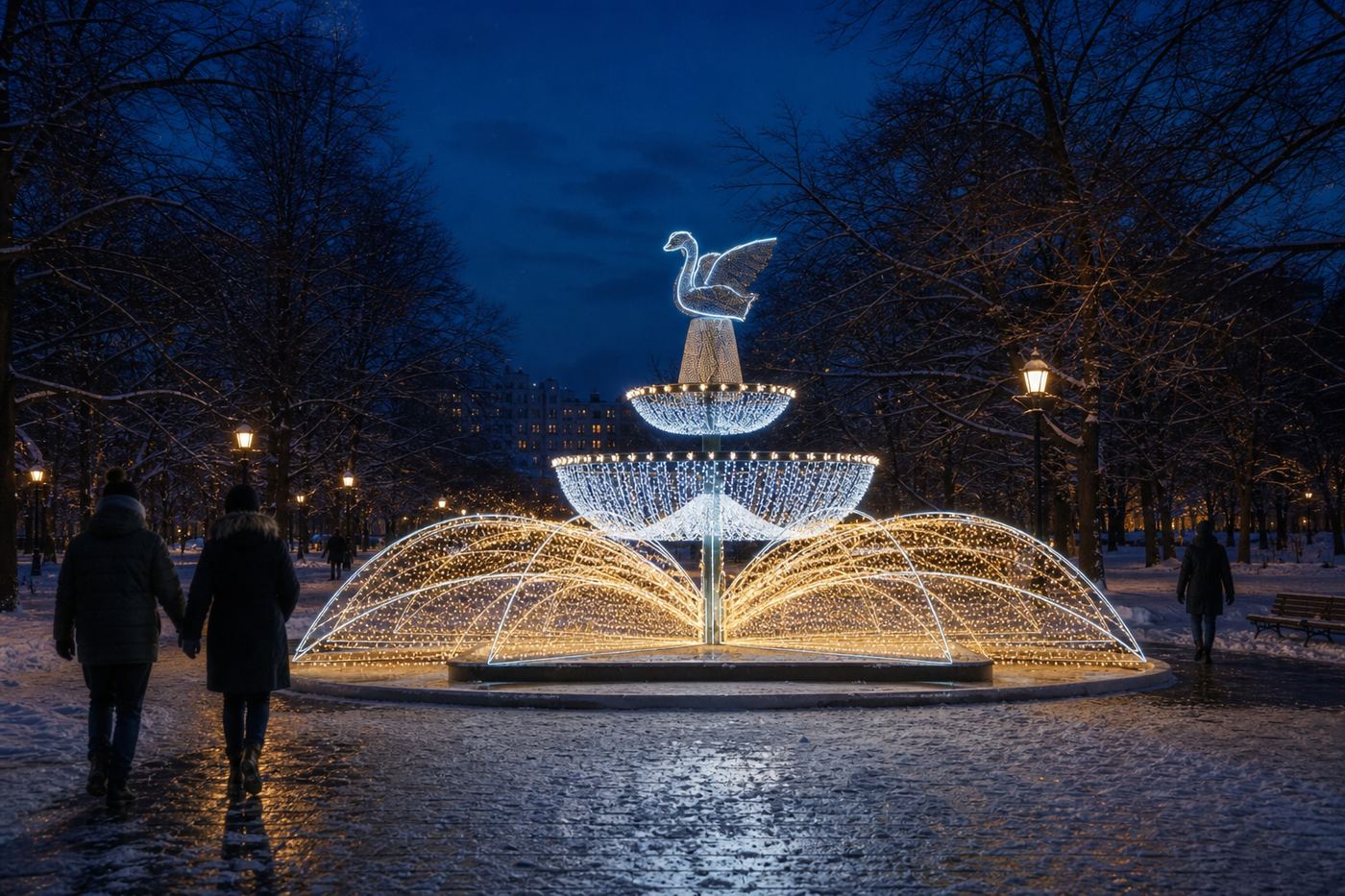 Световой фонтан «Крейсер»