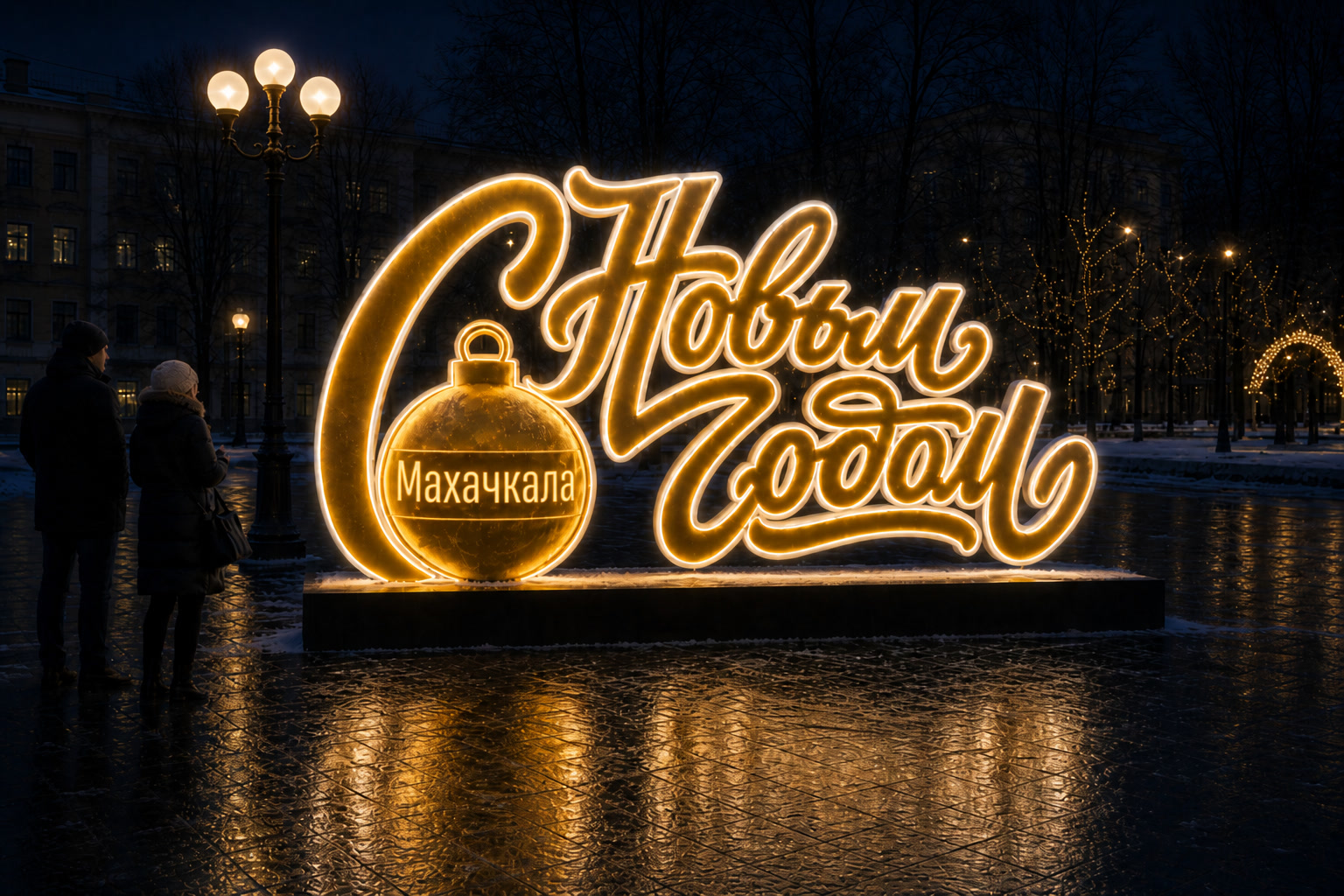 Надпись Махачкала
