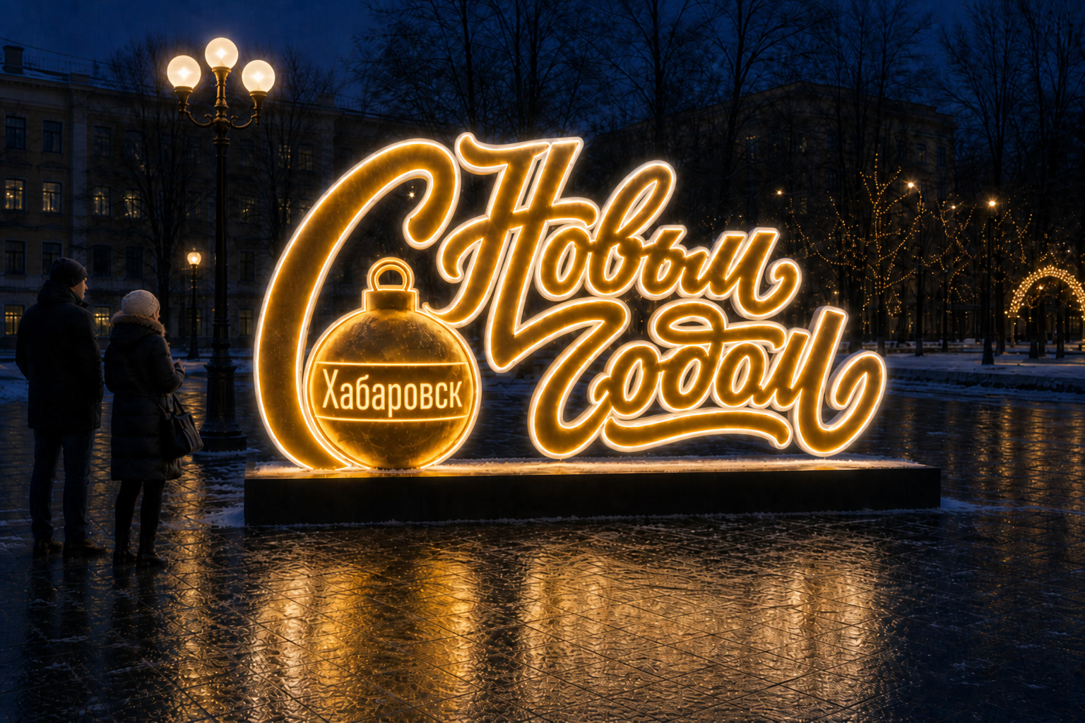 Надпись Хабаровск