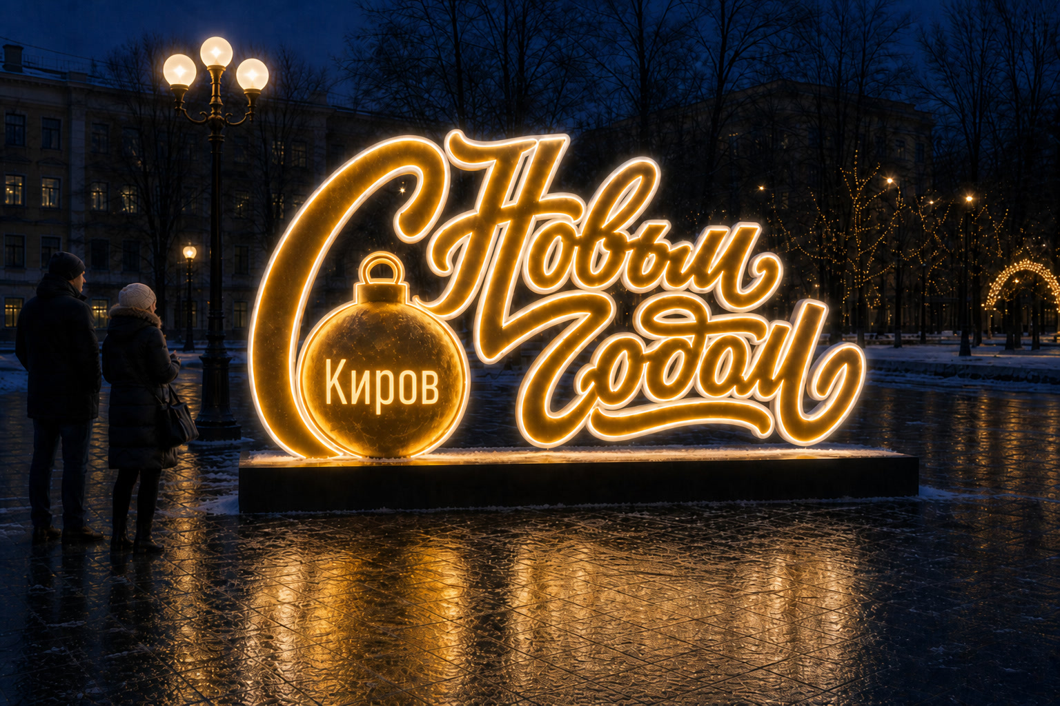 Надпись Киров