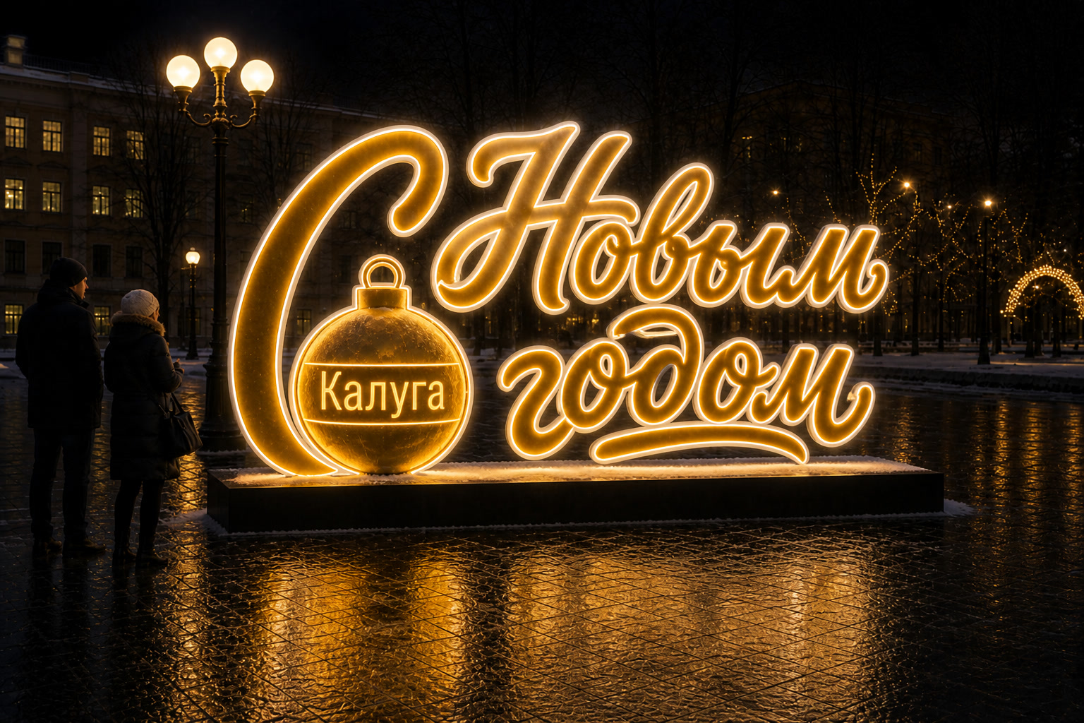 Надпись Калуга