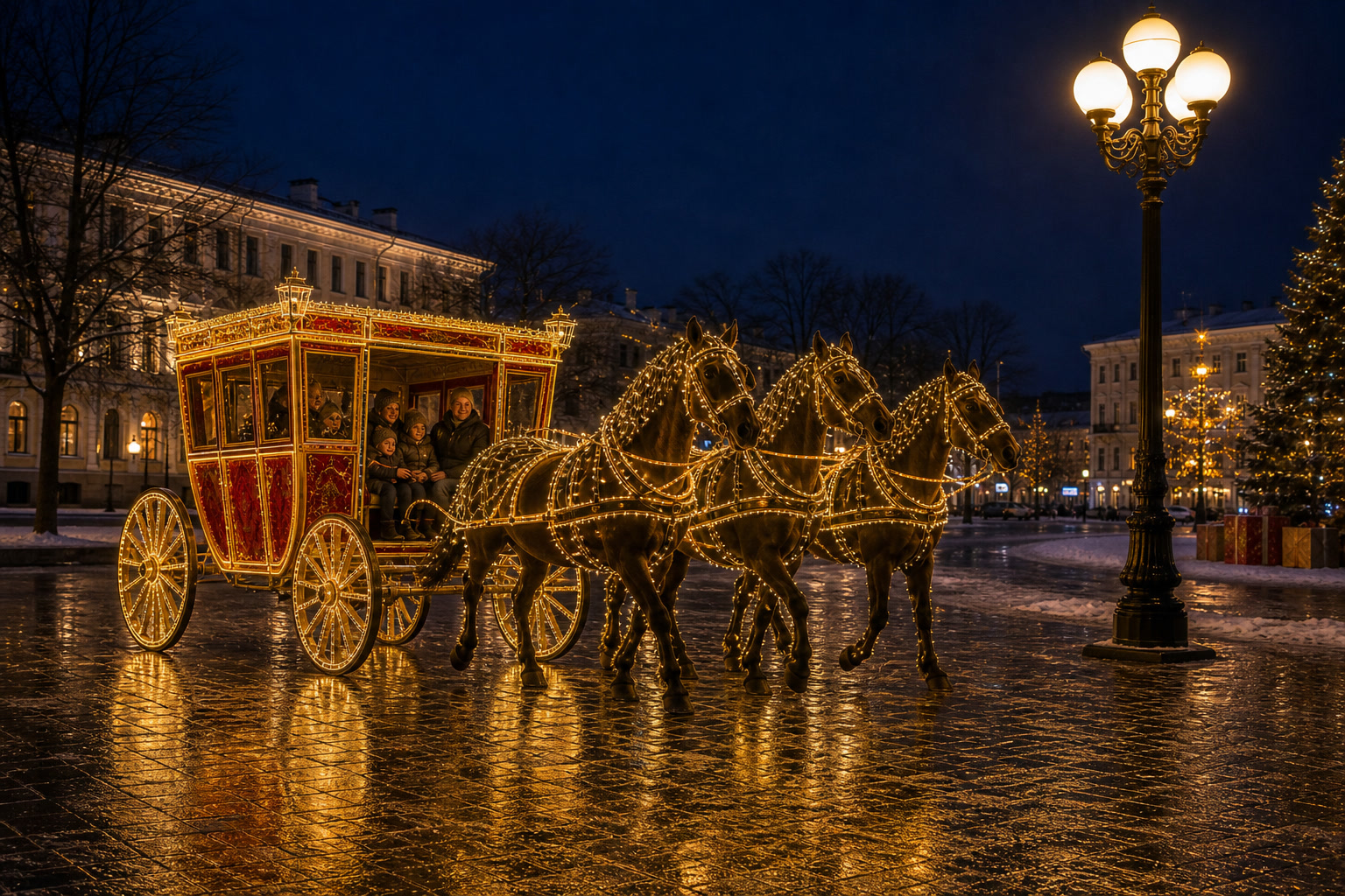 Карета тройка