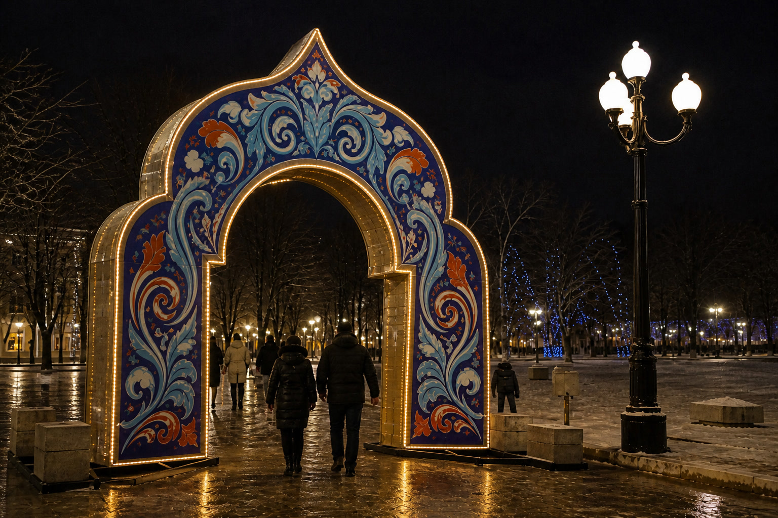 Арка роспись