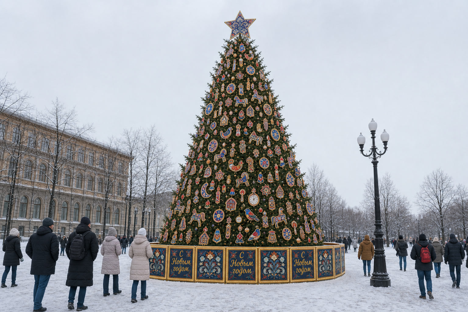 Ёлка все игрушки день