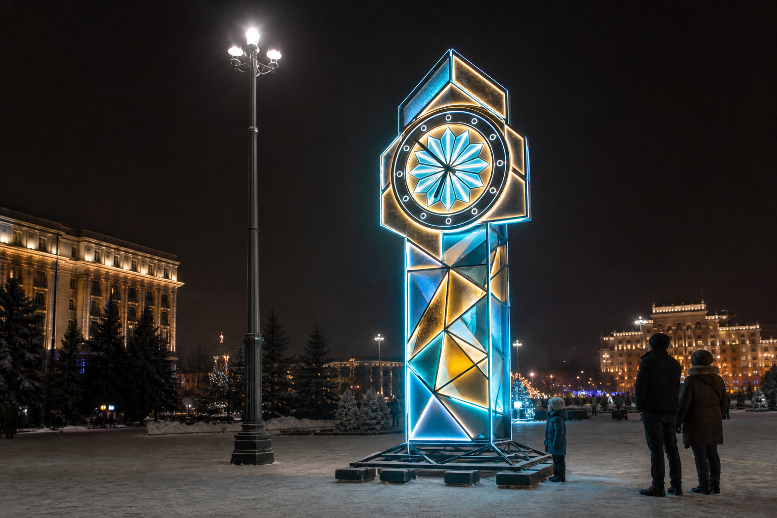 Часы площади