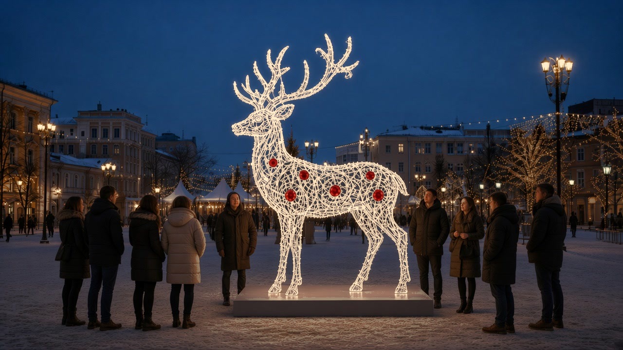 Кружево олень · Русское кружево 2027
