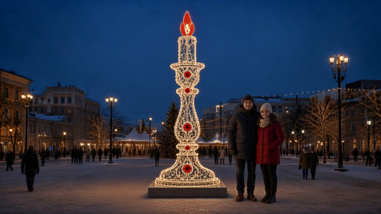 Кружево подсвечник · Русское кружево 2027