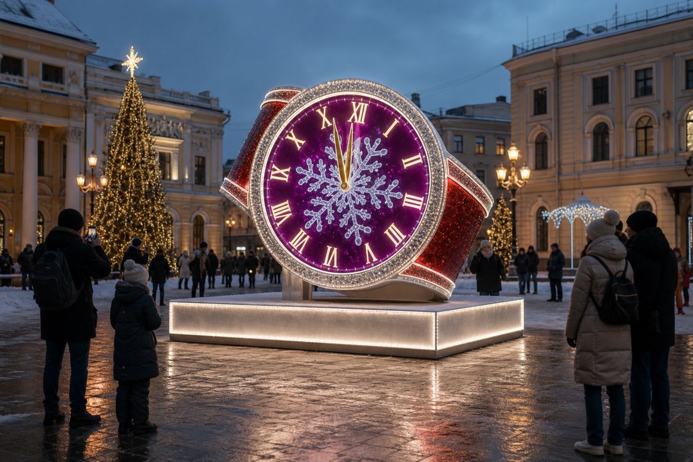Фотозона «Шар с подвесками» для Красноярска
