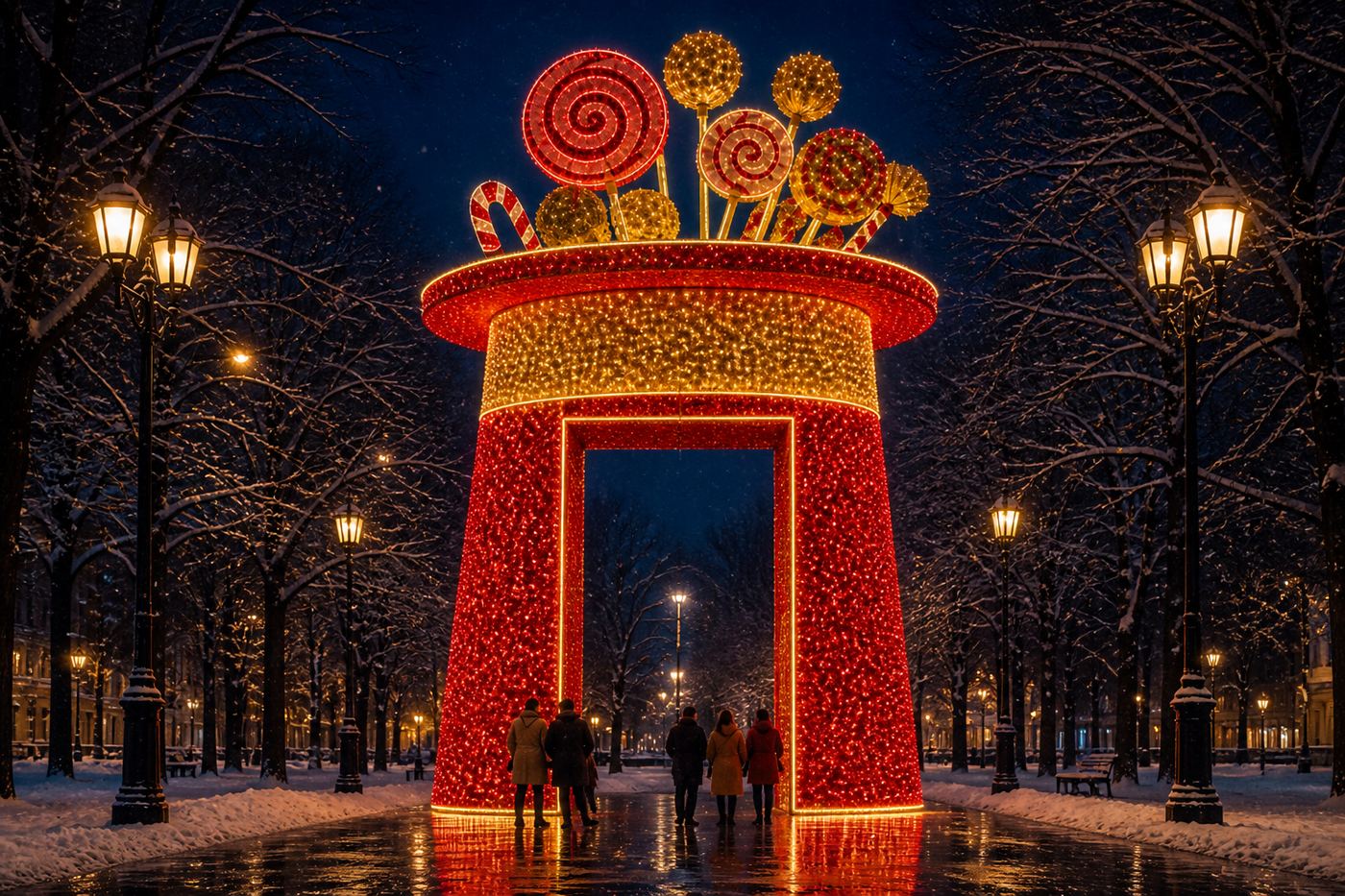 Световая арка «Пересвет»