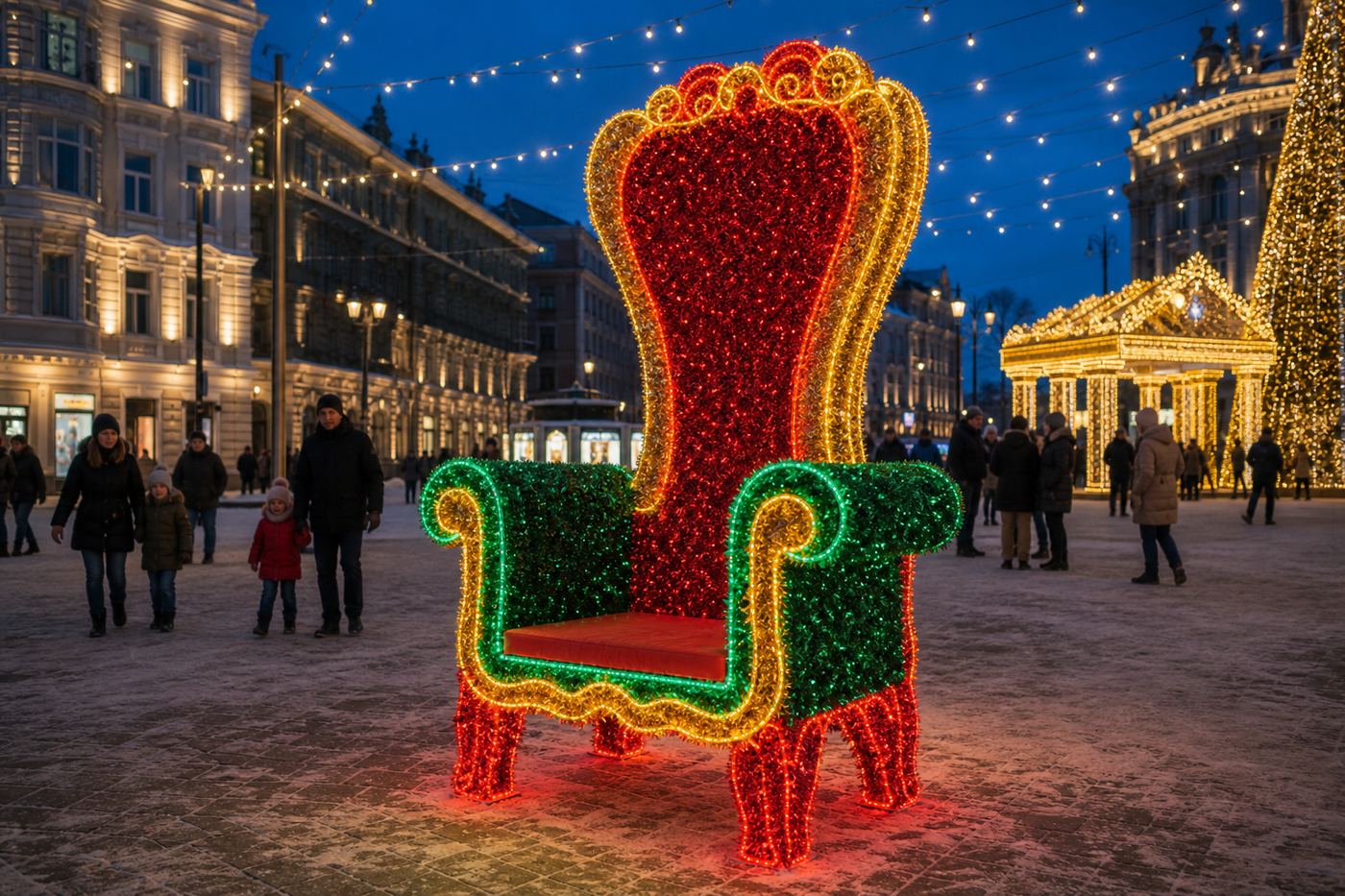 Фотозона «Шар с подвесками»