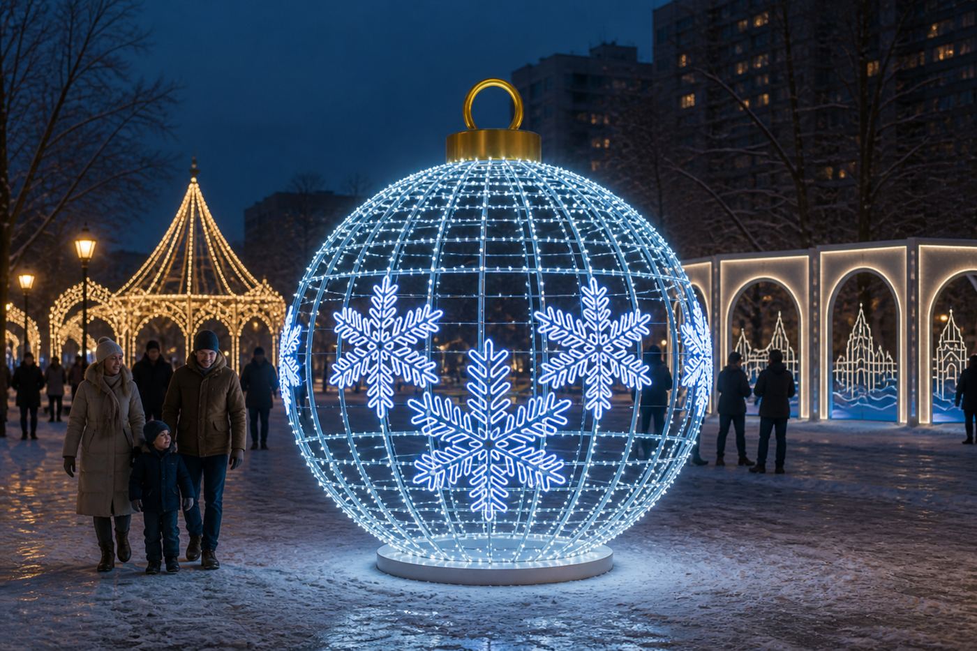 Шар новогодний «Вьюга»