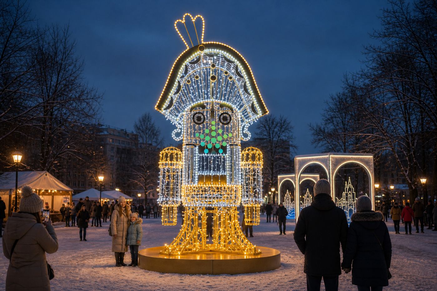 Новогодний персонаж «Щелкунчик»