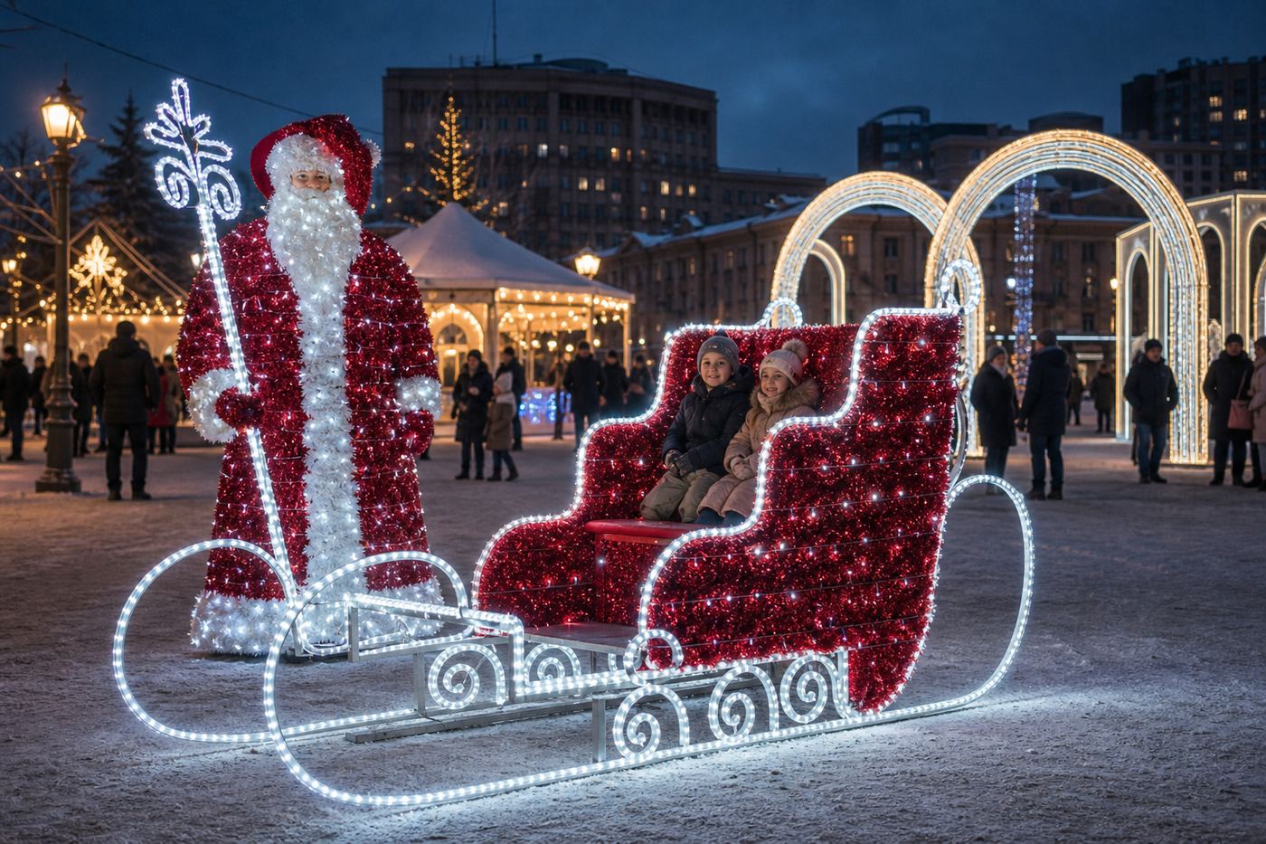 Фотозона «Шар с подвесками»
