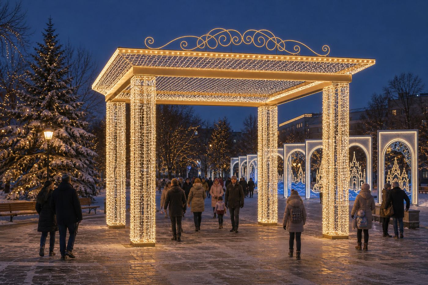 Консоль «3 снежинки»