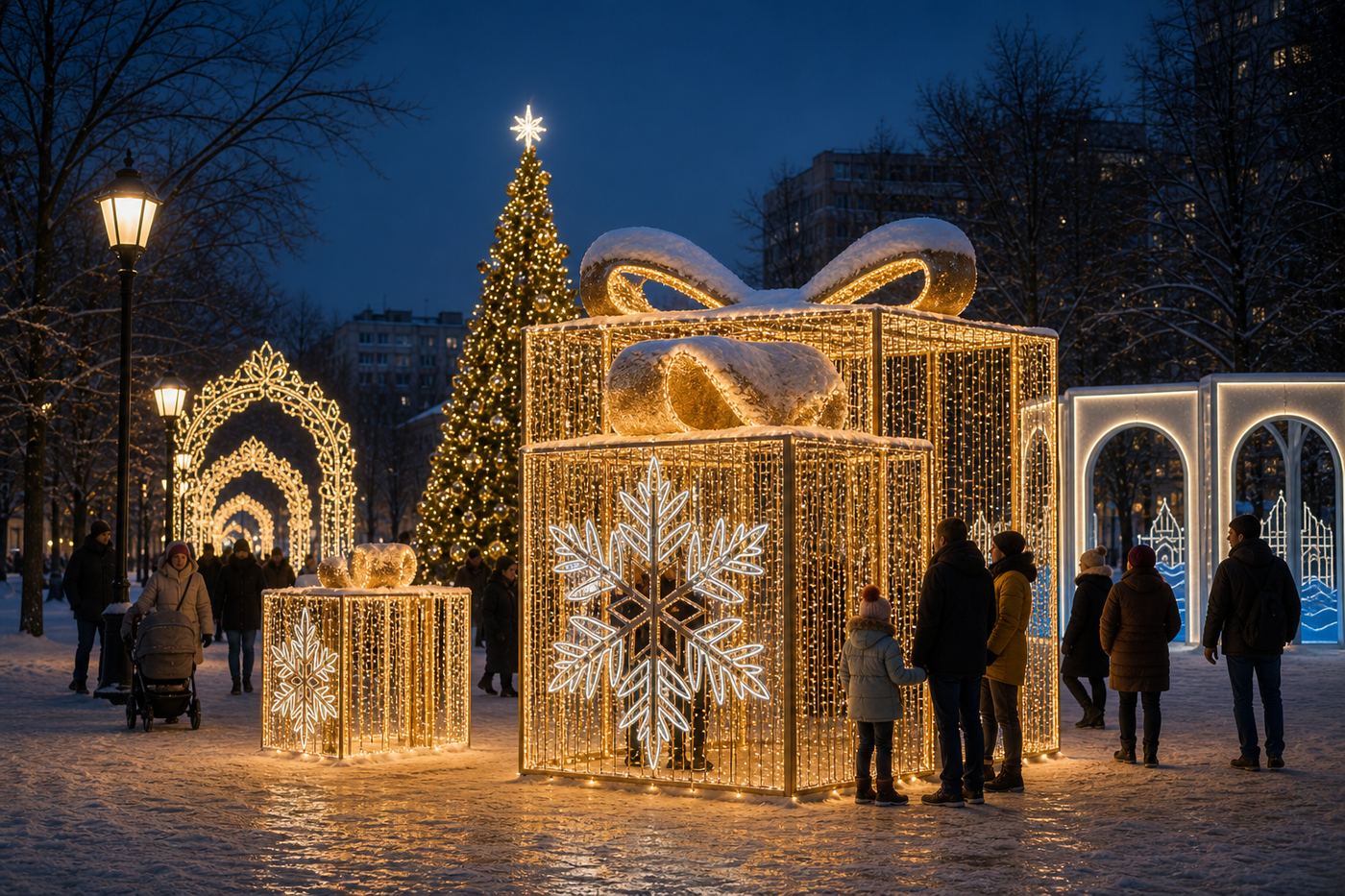 Фотозона «Шар с подвесками»