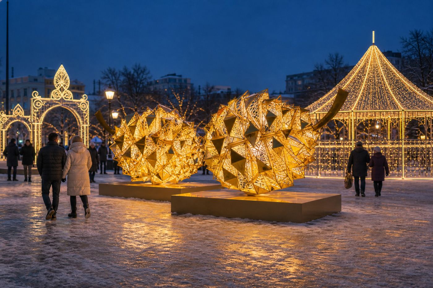 Консоль «3 снежинки» для Перми
