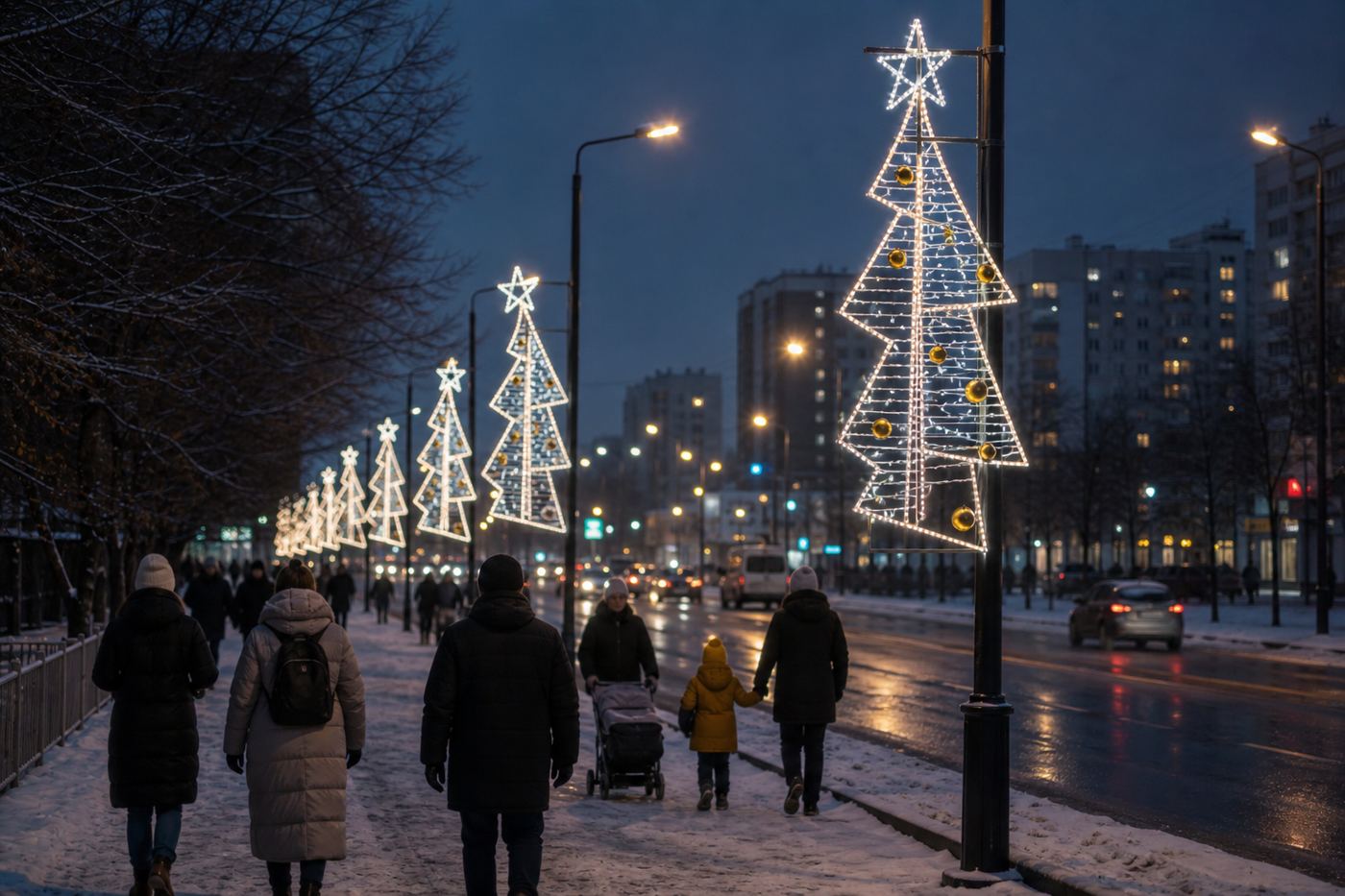 Световое дерево «Сердца» для Нижнего Новгорода