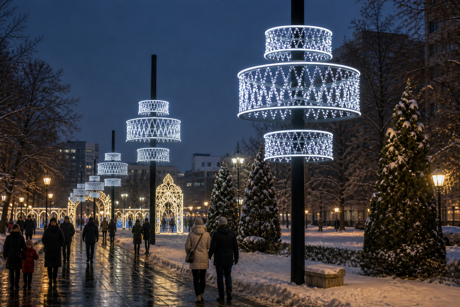 Новогодняя консоль «Кольца»