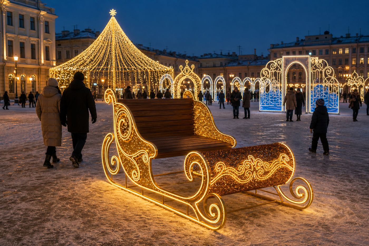 Маяк с шатром