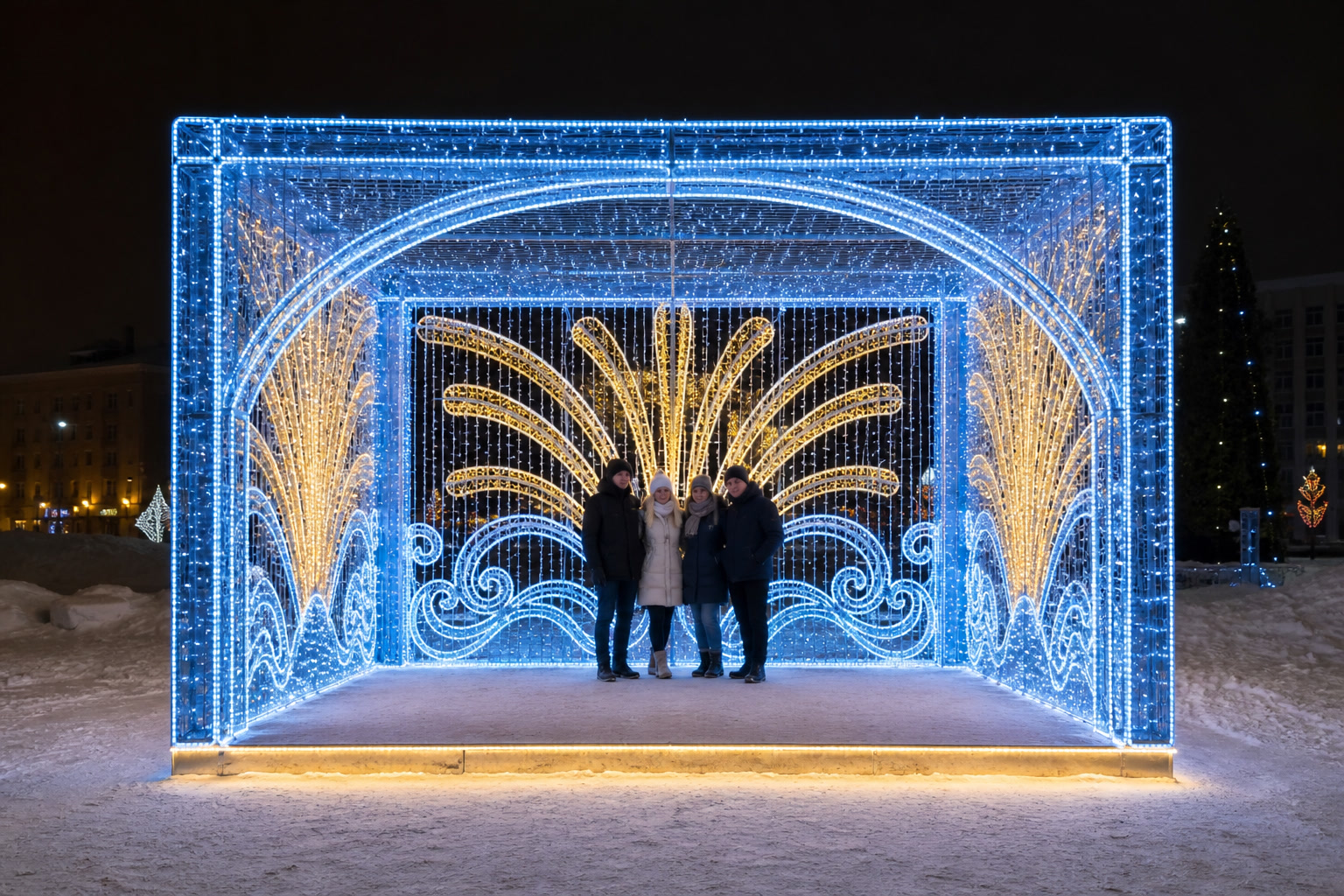 Концепция новогоднего оформления Пензы: Фотозона Пенза.