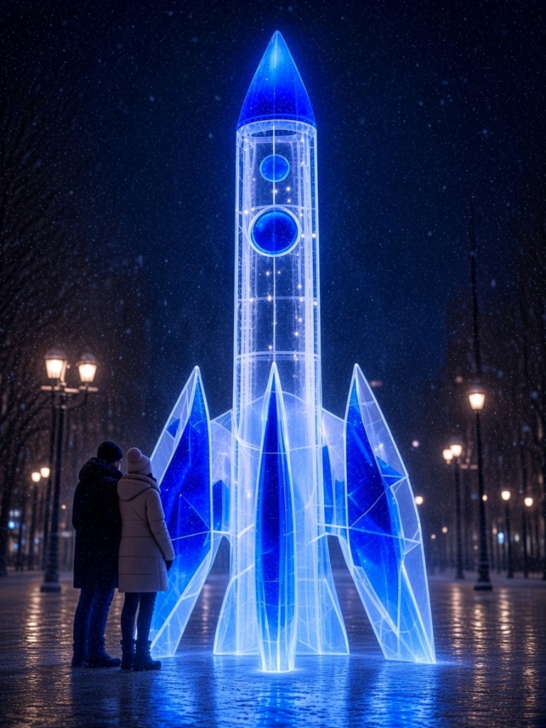 Световая ракета витражная